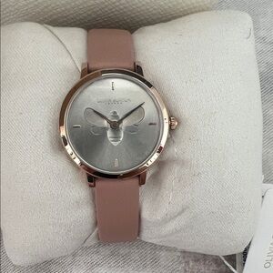 Olivia Burton Blush and Gold Bee Watch